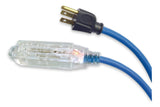 NOMA 32-ft 10-in 16/3 13 Amp All-Weather Block Heater Cord with Lighted End, Blue image 3