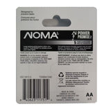 NOMA 900mAh AA Solar Rechargeable Batteries, 900mAh, 4-pk image 2
