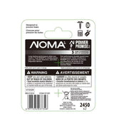 Noma CR2450 Lithium Battery, Long-Lasting Power, 2-pc image 2