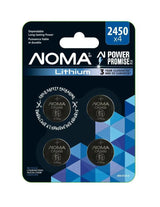Noma CR2450 Lithium Battery, Long-Lasting Power, 4-pc