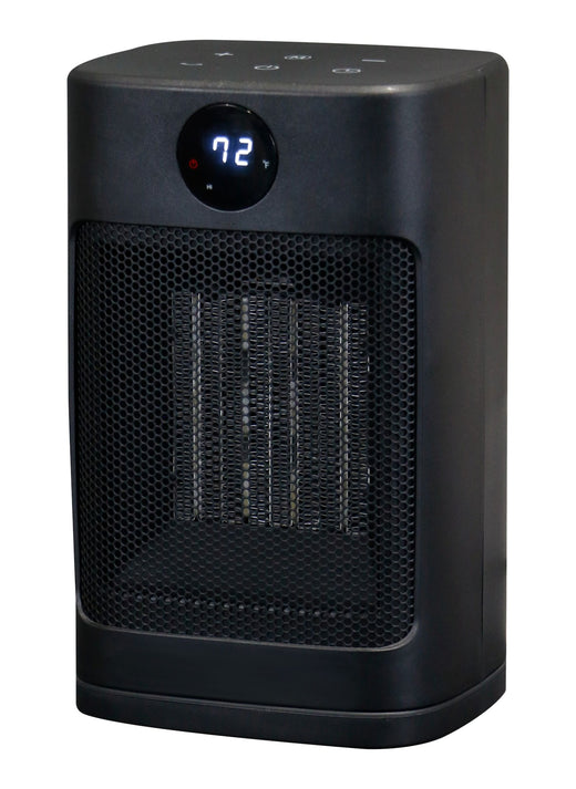 NOMA Digital Electric Personal Ceramic Heater with Remote, 1500W, Black