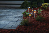 NOMA Outdoor Pure White LED Solar Stainless Steel Garden & Pathway Stake Lights, 10-Pk image 3