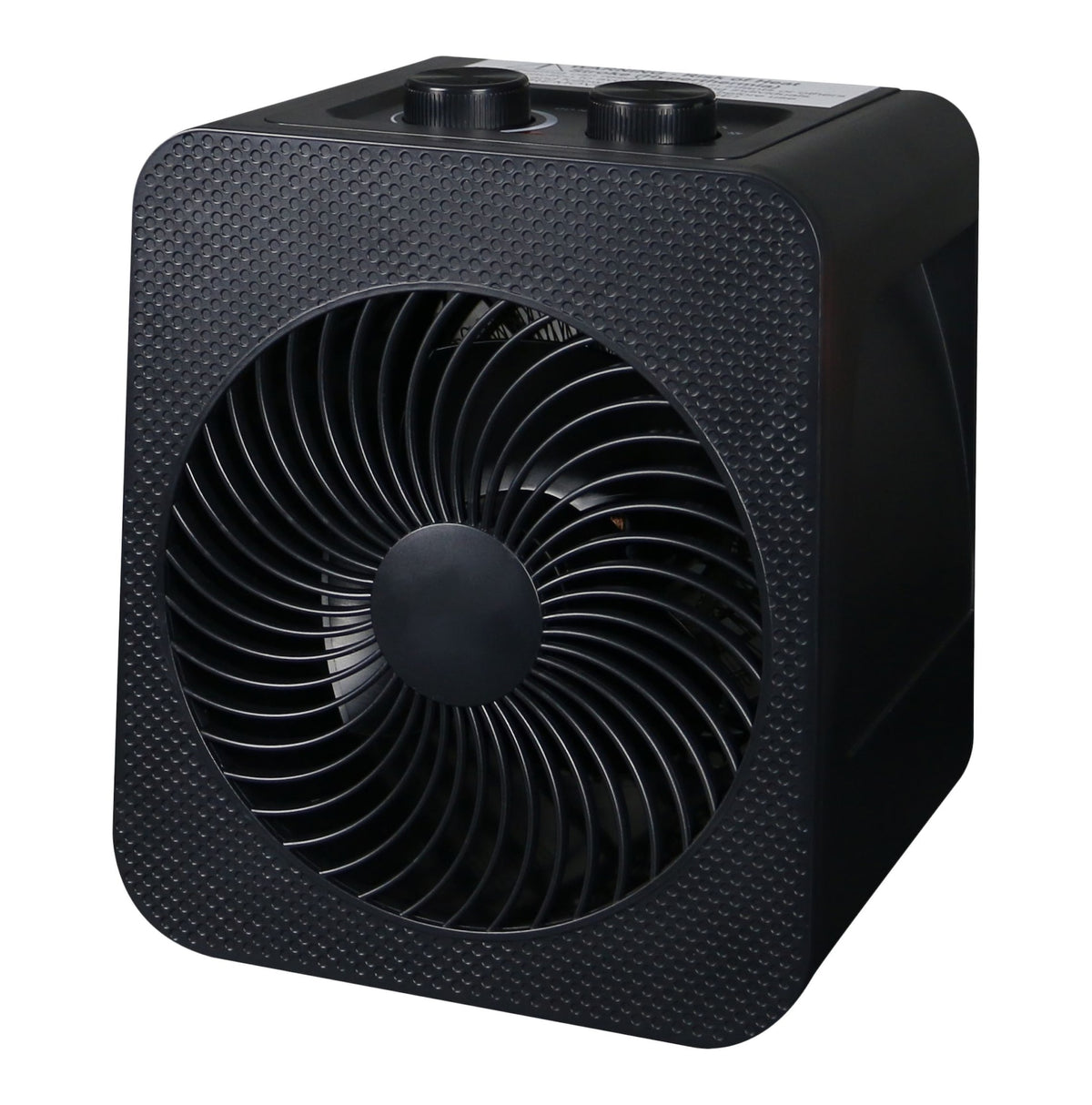 NOMA Portable 2-In-1 Personal Heater & Fan, 1500W, Black