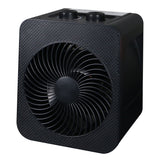 NOMA Portable 2-In-1 Personal Heater & Fan, 1500W, Black