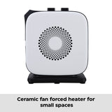 NOMA Portable Oscillating Portable Ceramic Space Heater withThermostat, 1500W, White image 7