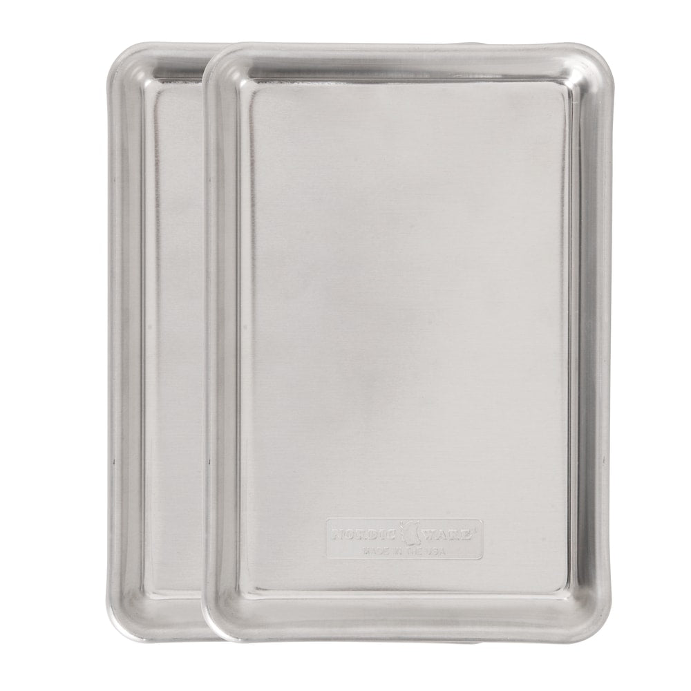 Nordicware Naturals Uncoated Aluminum Eighth Sheet, 2-pc