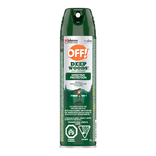 OFF! Deep Woods 8-Hour 25% DEET Bug Spray, 230-g