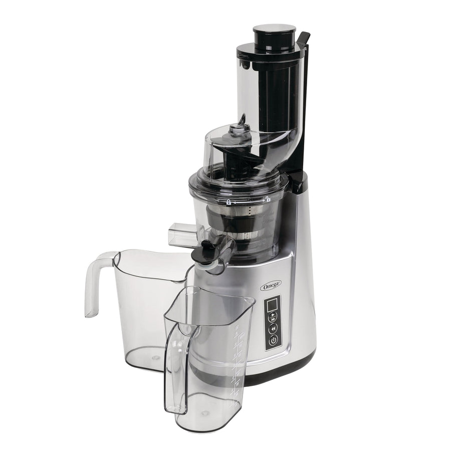 Omega Wide Mouth Cold Press Slow Juicer with Anti-Clog