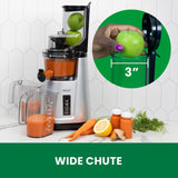 Omega Wide Mouth Cold Press Slow Juicer with Anti-Clog image 7