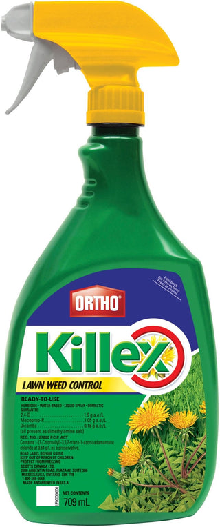 Ortho Killex Ready-to-Use Lawn Weed Control/Killer, Herbicide, 709-mL