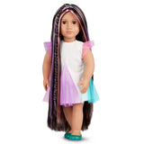 Our Generation Cuddly Hairplay Dolls for Ages 3+, 18-in