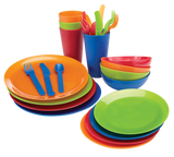 Outbound Acrylic Colourful Dinner Set, 33-pc image 2