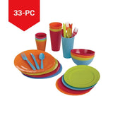 Outbound Acrylic Colourful Dinner Set, 33-pc image 3
