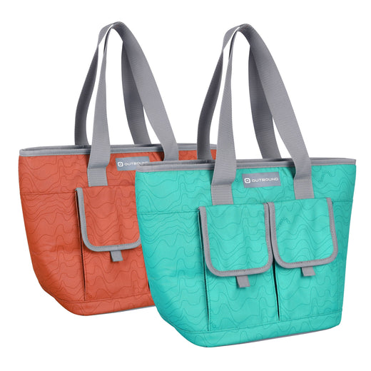 Outbound Beach Tote Insulated Soft Cooler, 24-Can