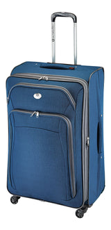 Outbound Coast Expandable Softside Spinner Wheel Travel 28-in Suitcase, Wet Pocket, Blue image 4