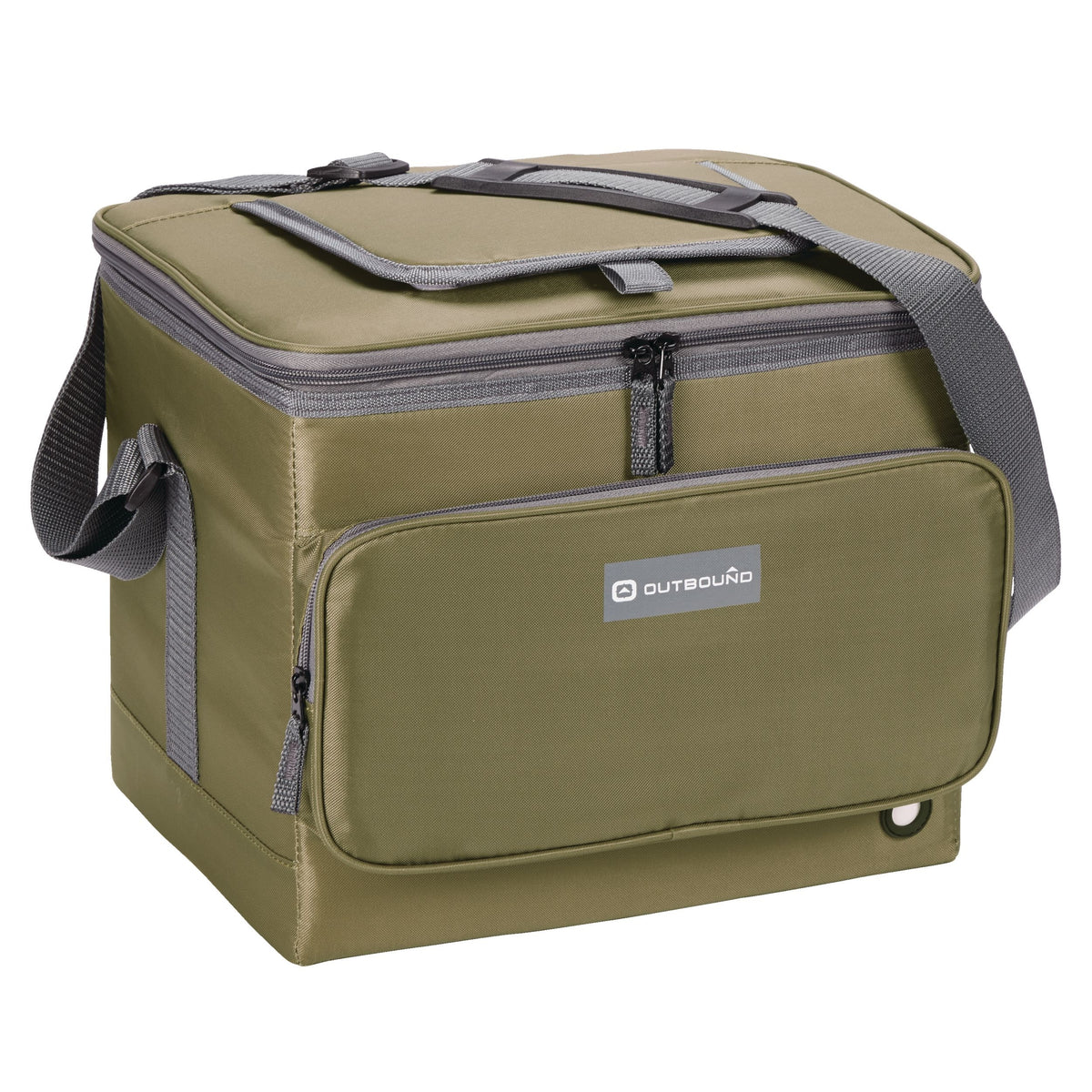 Outbound Collapsible Soft Cooler, Olive, 24 Can, 40-L