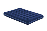Outbound Double Single-High Inflatable Air Mattress/Airbed with Flocked Top & Repair Kit
