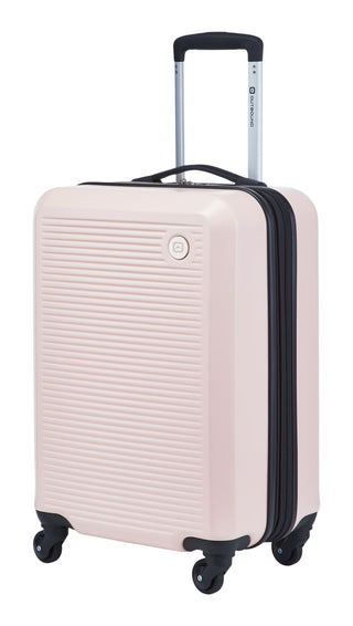 Outbound Hardside Carry-On Spinner Flex Travel Suitcase, Pink, 21-5/8-in