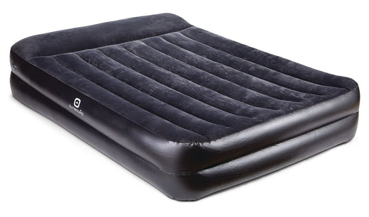 Outbound Queen Double-High Inflatable Air Mattress/Airbed with Built-In 120V Pump & Pillow