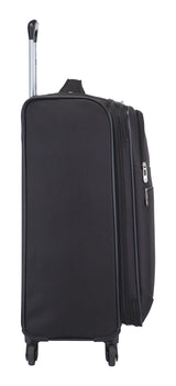 Outbound Softside Spinner Wheel Medium Travel Luggage Suitcase, Black, 24-in image 4