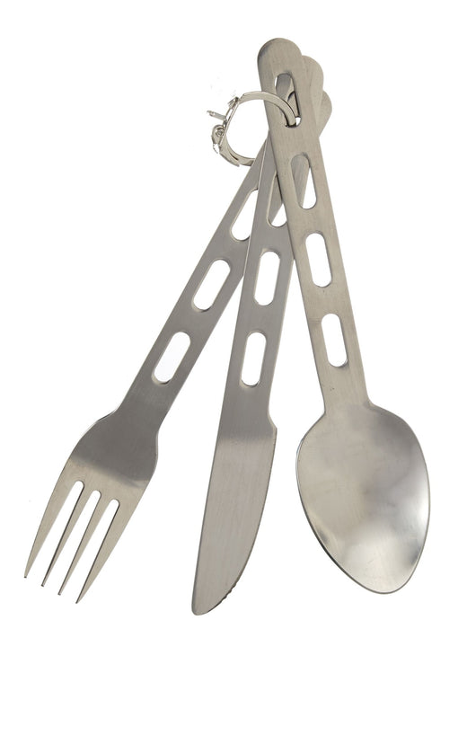 Outbound Stainless Steel Cutlery Set with Detachable Ring, 3-pc