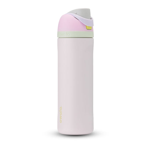 Owala FreeSip Stainless Steel Insulated Portable Reusable Water Bottle, 24-oz, Various Colours, with Built-in Straw