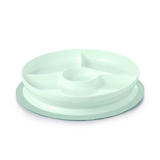 OXO Tot Stick & Stay Divided Plate, Opal