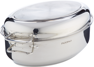 PADERNO 18/10 Stainless Steel Multi-Roaster with Removable Rack, 50.3 x 18cm