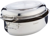 PADERNO 18/10 Stainless Steel Multi-Roaster with Removable Rack, 50.3 x 18cm image 4