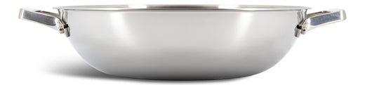 PADERNO 3-Ply Clad Stainless Steel Wok, 32-cm
