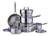 PADERNO 5-Ply Copper Core Stainless Steel Cookware Set, Oven Safe, 12-pc image 6