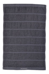 PADERNO All-Purpose Ribbed Cotton Terry Kitchen Towels, Charcoal, 2-pk image 2