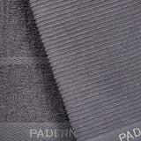 PADERNO All-Purpose Ribbed Cotton Terry Kitchen Towels, Charcoal, 2-pk image 5