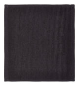 PADERNO All-Purpose Ribbed Cotton Terry Square Dish Cloths, Black, 4-pk image 2