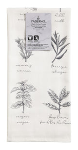 PADERNO All-Purpose Vegetable-Print Cotton Kitchen Towels, 2-pk image 2