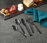 PADERNO Belvedere Stainless Steel Flatware Set, Serves 4, 20-pc, Black image 6