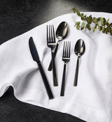 PADERNO Belvedere Stainless Steel Flatware Set, Serves 4, 20-pc, Black image 7