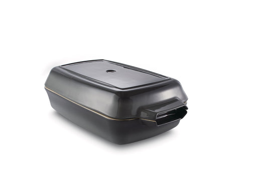 PADERNO Ceramic Roaster Set, Grey, 15 x 8.5-in, 2-pk