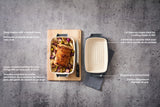 PADERNO Ceramic Roaster Set, Grey, 15 x 8.5-in, 2-pk image 8