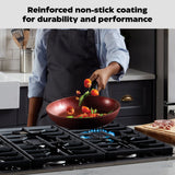 PADERNO Classic Cookware Set, Non-Stick, Maroon, 11-pc image 5