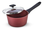 PADERNO Classic Saucepan, PFOA-Free, Non-Stick, Maroon