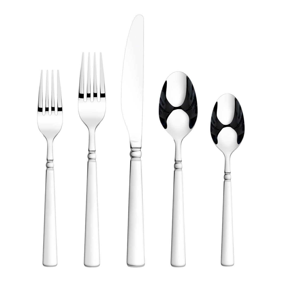 PADERNO Collar Banded Flatware Set, Serves 4, 20-pc