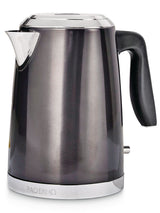 PADERNO Cordless Electric Kettle with Auto Shut Off, Black Stainless Steel, 1.7L