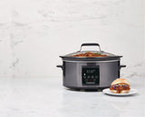 PADERNO Digital Programmable Slow Cooker, Black Stainless Steel, 6qt image 8