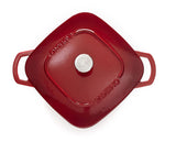 PADERNO Dutch Oven, Durable Cast Iron, Oven Safe, Red, 6.5qt image 5