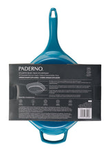 PADERNO Enameled Cast Iron Frying Pan, Turquoise Blue, 10-in image 7