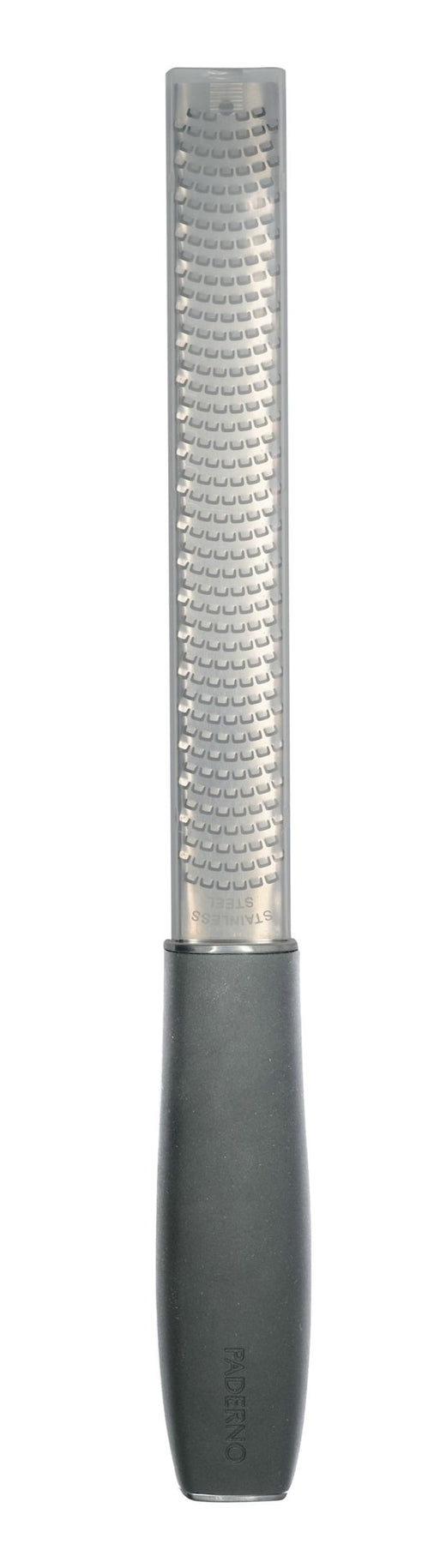 Paderno Etched Zester with Soft Grip Handle and Cover