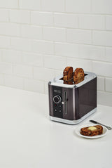 PADERNO Even Heat Wide Slots Toaster with 9 Settings, Black Stainless Steel, 2-Slices image 8