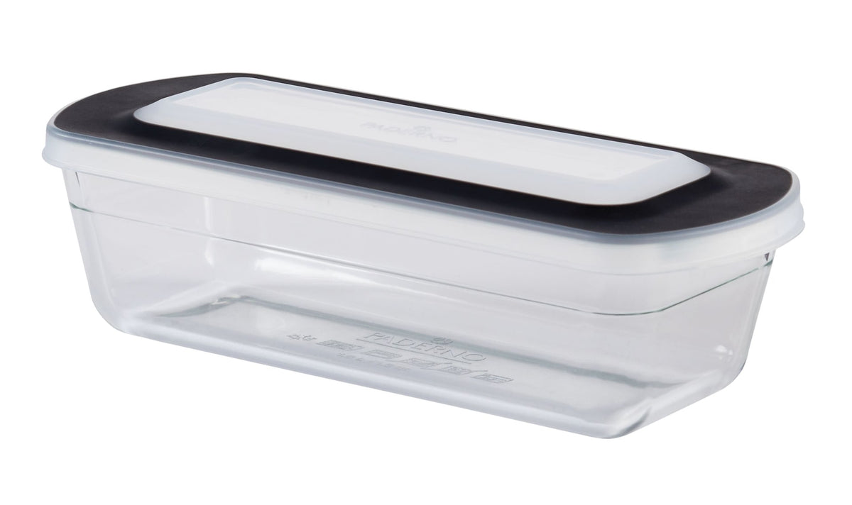 PADERNO Glass Loaf Pan with Lid, 1.5L