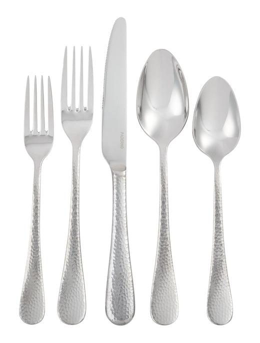 PADERNO Hammered Flatware Set, Serves 4, 20-pc